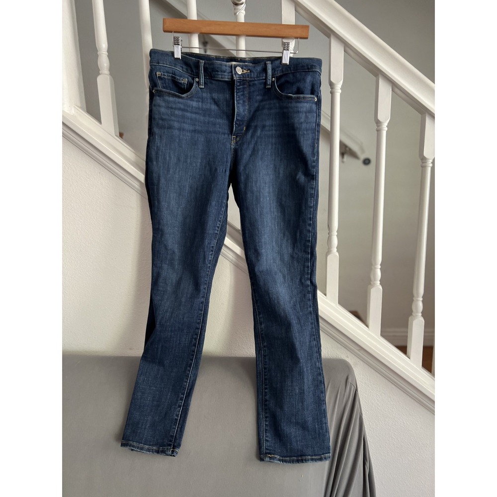 Levi's Women's Straight Leg Jeans - Dark Blue